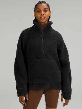 Lululemon Scuba Oversized Fleece Funnel-Neck Half-Zip